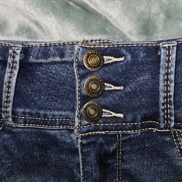 Juniors' WallFlower High-Rise Sassy Ankle Jeggings sz 9 - Picture 1 of 6